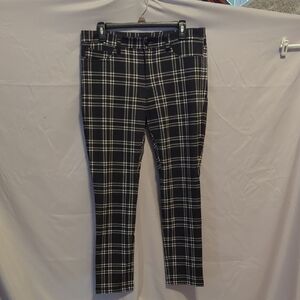 41 Hawthorn Black and White Plaid Pants